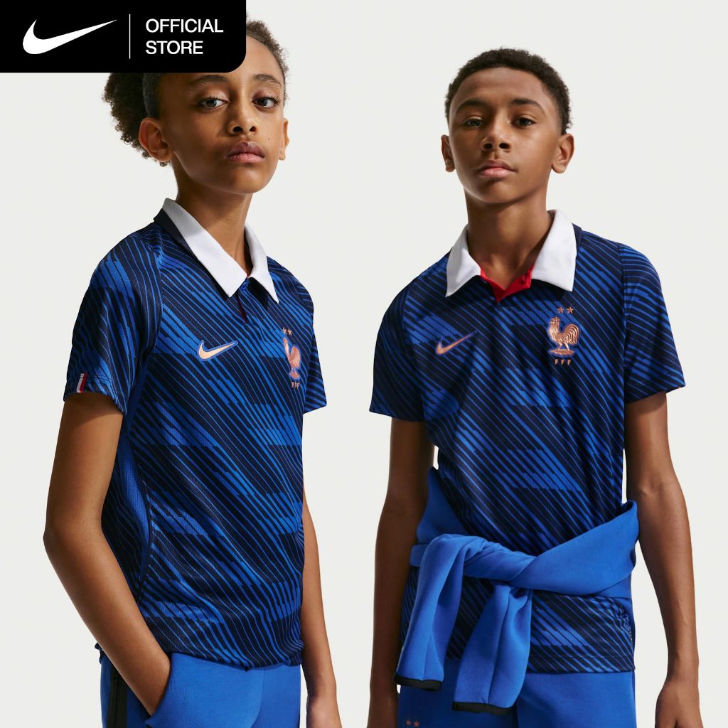 Nike Dri-FIT Older Kids' FFF 2026 Stadium Home Soccer Replica Jersey - Game Royal [IB5129-480]