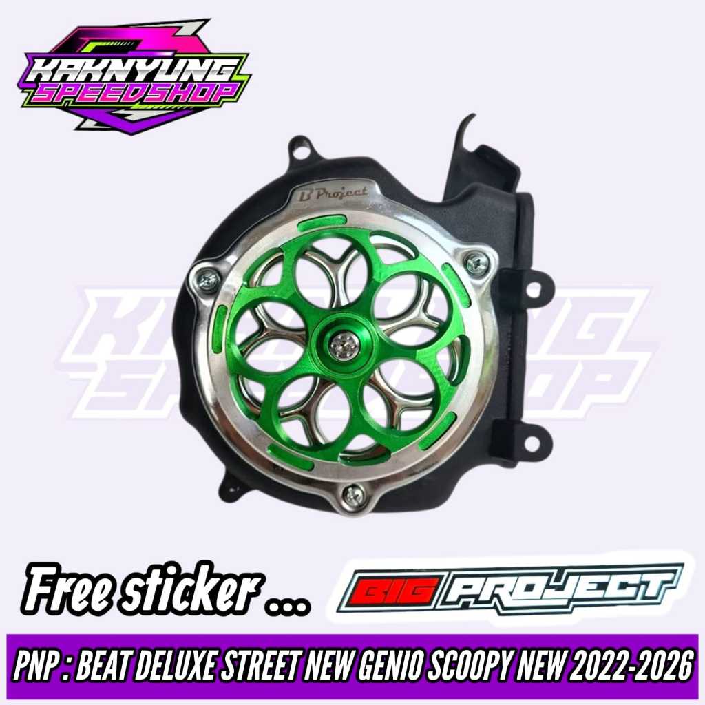Tutup Kipas Beat Deluxe Standard 2022 Set Spinner Bulat Type V2 Bigproject Original Pnp Beat sporty 