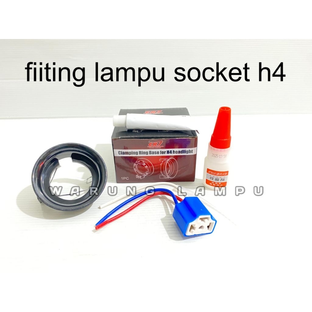 Fitting Lampu Socket H4 CR7