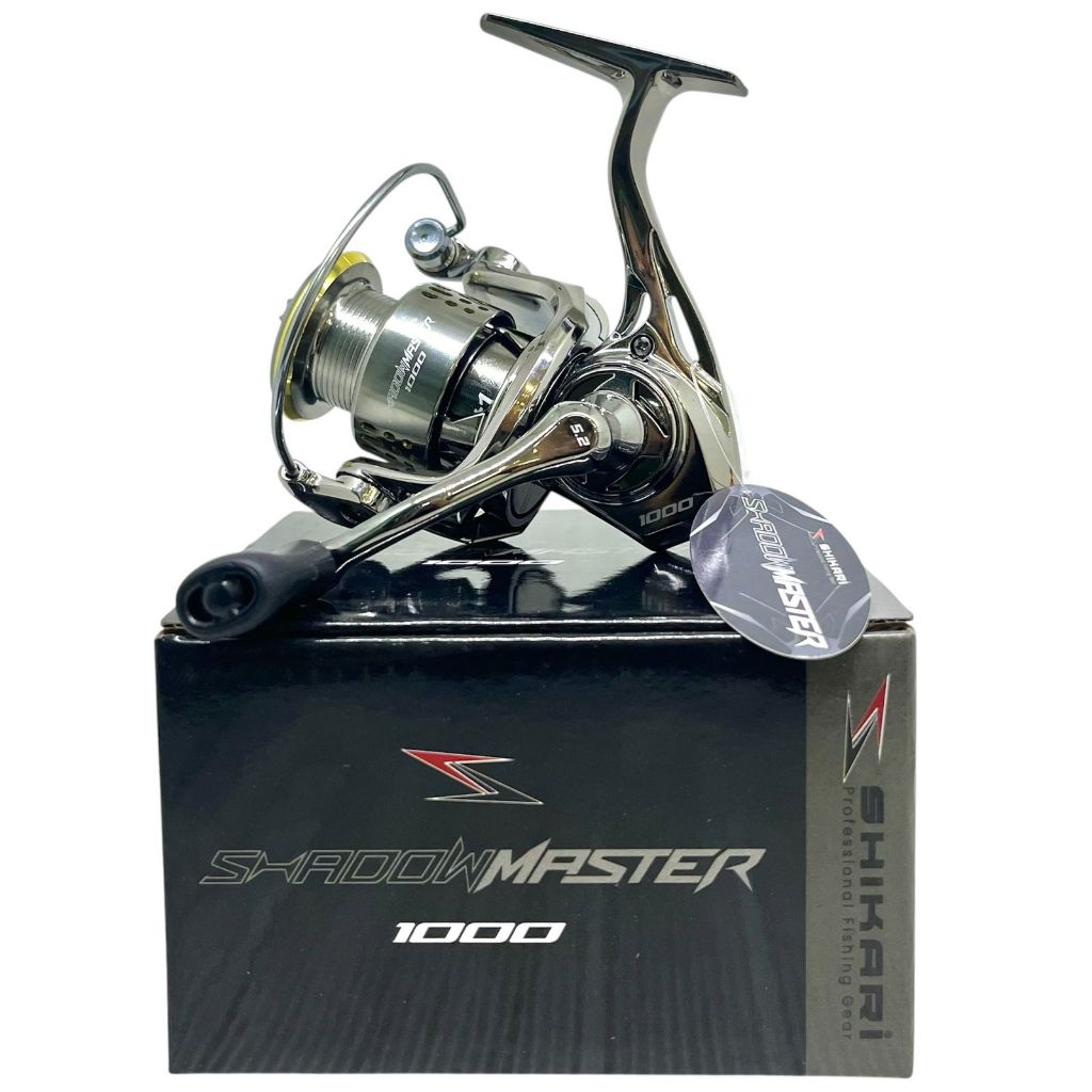 Reel Spinning SHIKARI SHADOW MASTER Sudah Power Handle Dan Salt Water Dilengkapi Dengan Reel Body Al