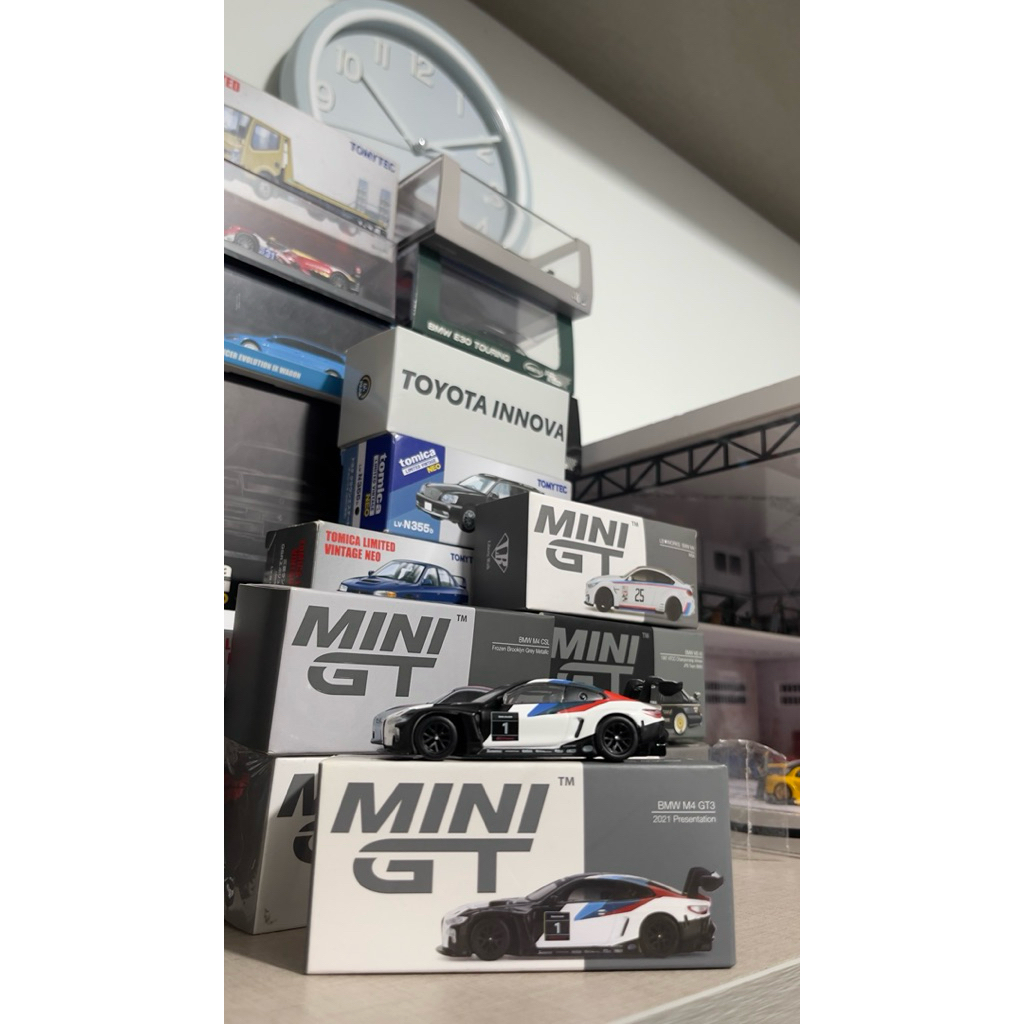 Mini GT BMW M4 GT3 2021 Presentation, Mini GT BMW M4 CSL, Mini GT BMW 1987 ATCC Championship Winner,