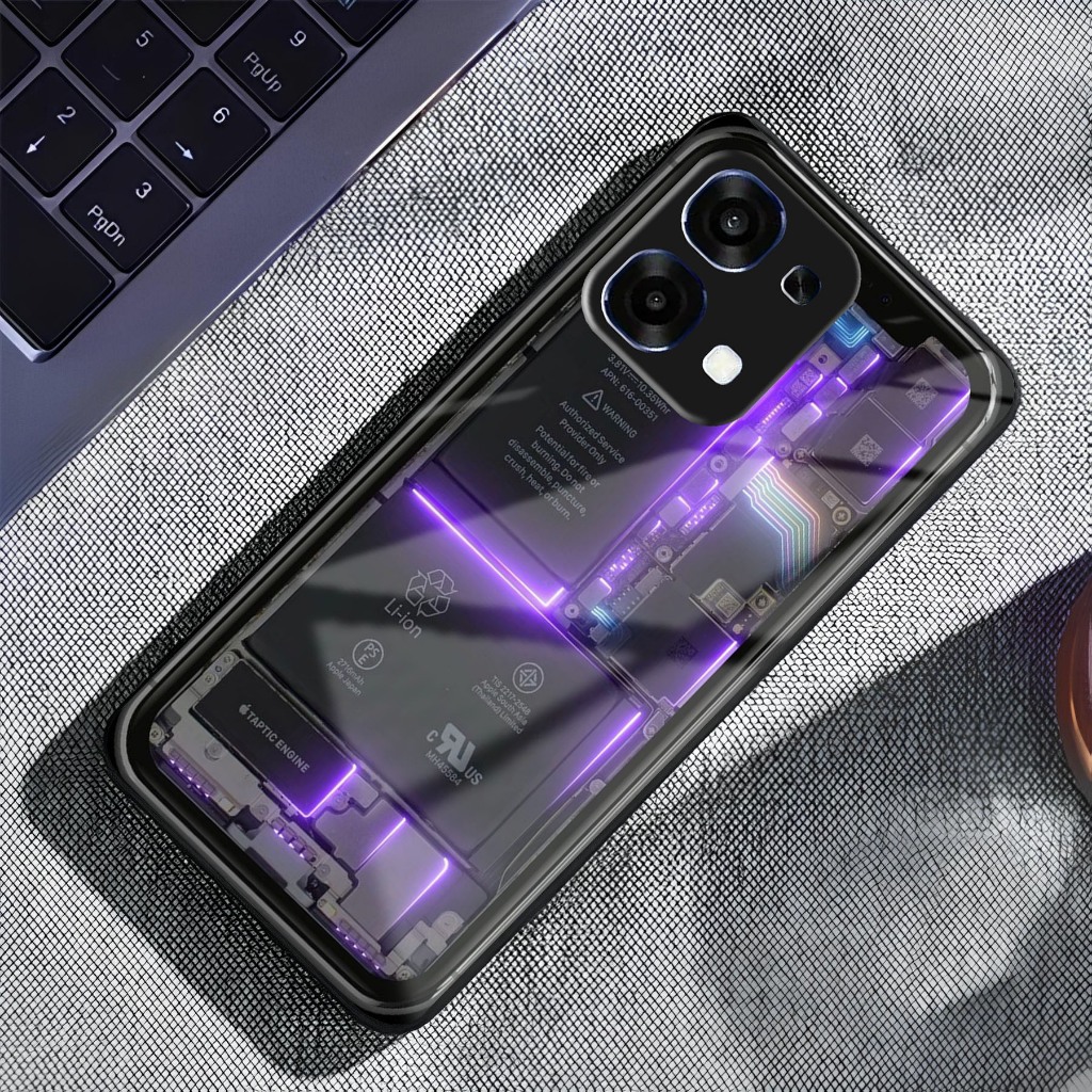 CL Softcase Glass For Oppo A6 Pro - Case Glass Oppo A6 Pro - Casing Kaca A6 Pro Terbaru - Casing Mur