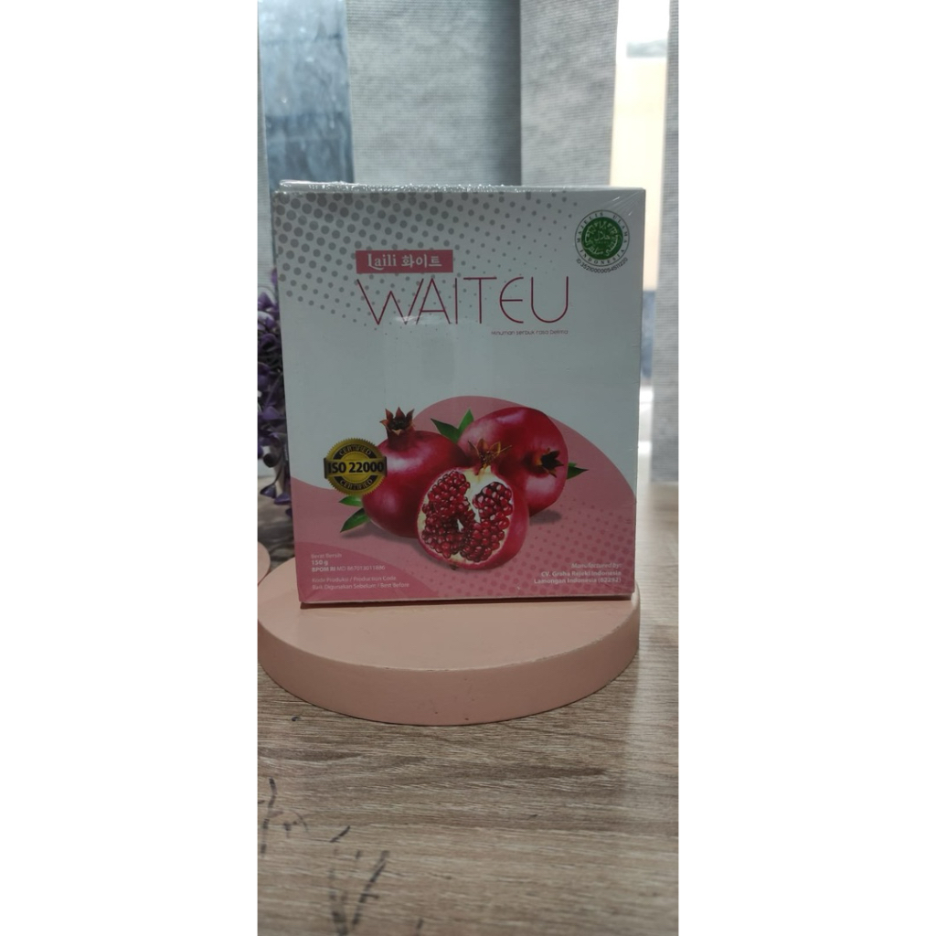 Laili Waiteu - Minuman Kolagen Serbuk dengan Kolagen Peptide Ikan dan Ekstrak Delima