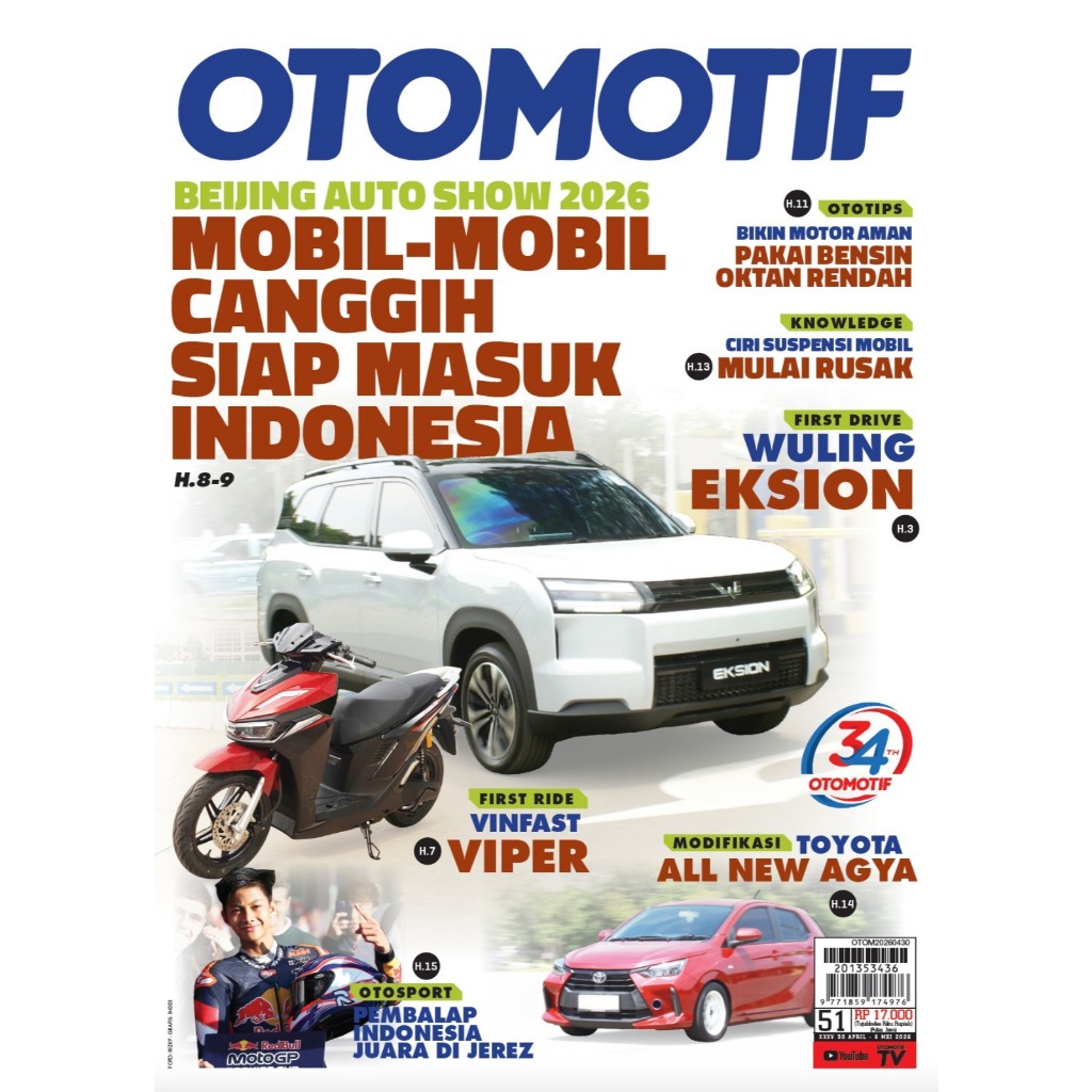 Tabloid Otomotif edisi April 2026 - Otomotif No.51