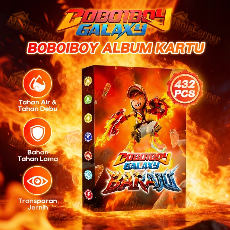 BOBOIBOY  Kartu Album Kartu Monsta Galaxy Card Season 2 Choki Choki  Kartu Album Card Holder