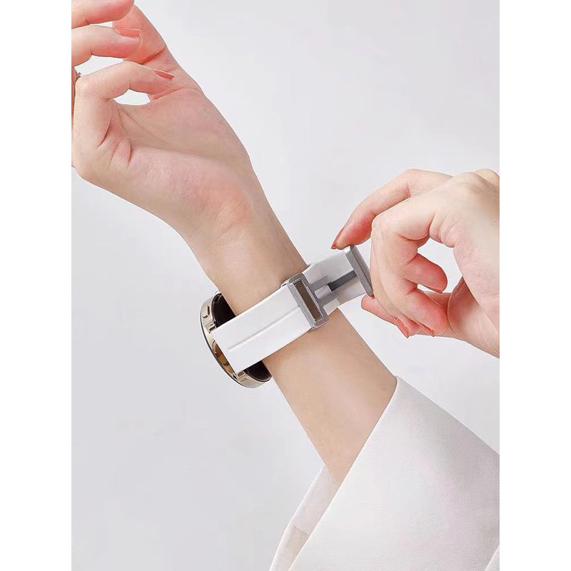Strap Silicone Tali Magnetic Buckle Smartwatch AOLON N15