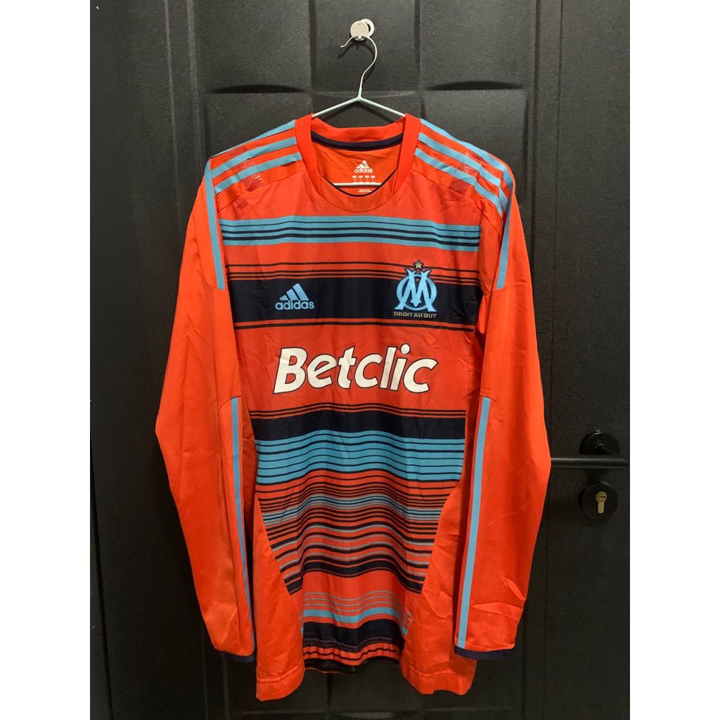 Jersey Adidas Olympique Marseille Third (3rd) 2011/2012 Long Sleeve Player Issue Techfit Original