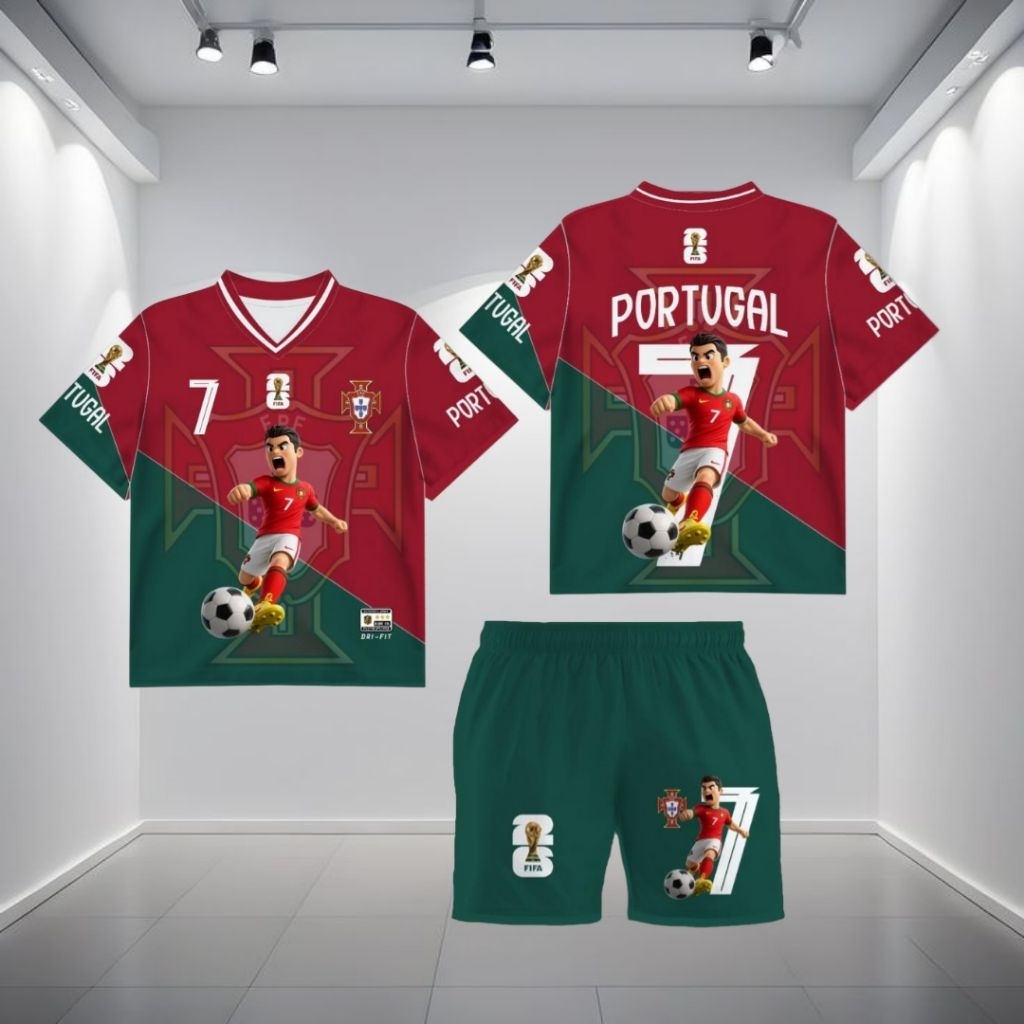 SETELAN ANAK JERSEY BOLA PIALA DUNIA