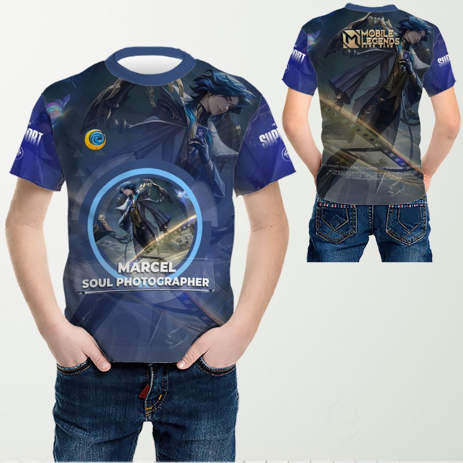 Baju Kaos Tshirt Jaket Anak Hero Alpha Revenant Of Roses Mobile Legend ML Custom Full Printing