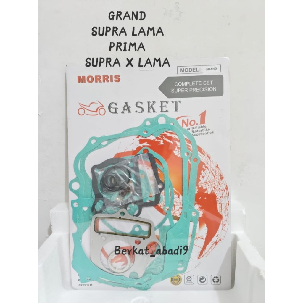 Gasket Pak Mesin fullset full set Supra lama / supra x lama / grand / prima