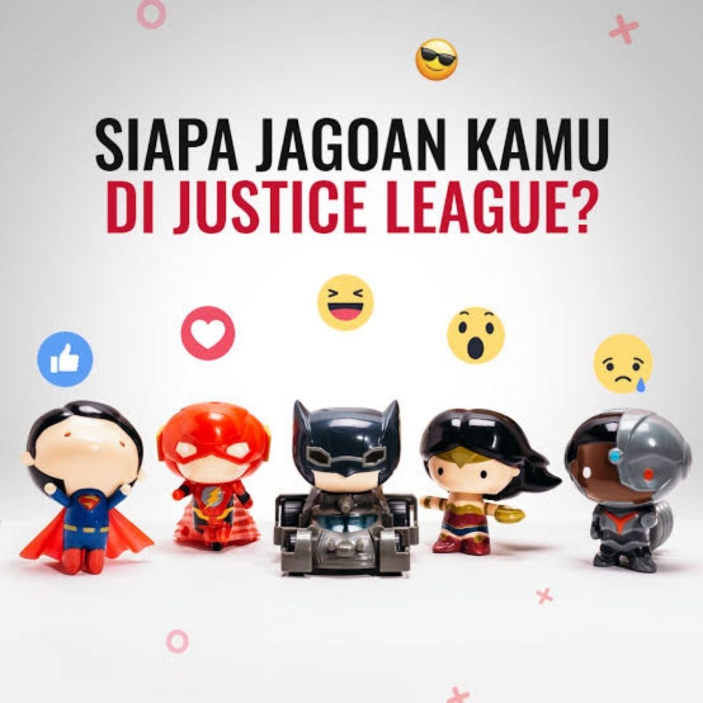 Mainan gift KFC JUSTICE LEAGUE DC Karakter