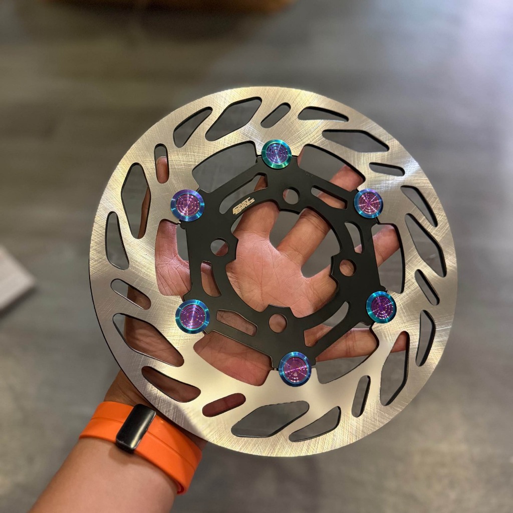 PIRINGAN FAST BIKES BUTTERFLY DISC CAKRAM DEPAN FLOATING RING STAINLESS UK 220MM DAN 260MM UNIVERSAL