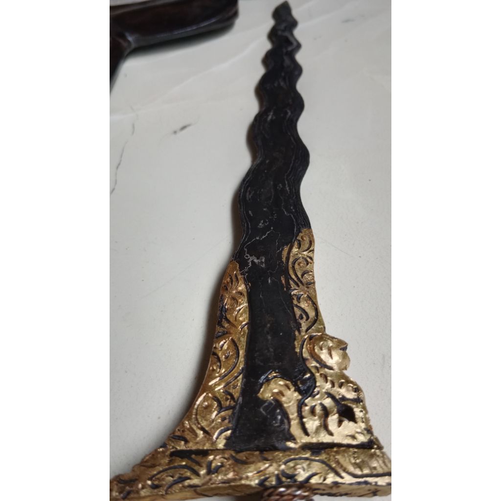 Keris singo barong kinatah