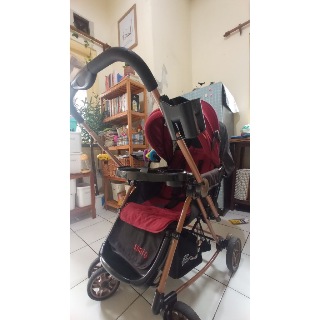 (BACA DESKRIPSI) preloved stroller Labeille Sonio