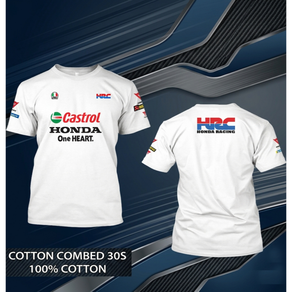 Baju Racing Sponsor honda castrol HRC team motoGP