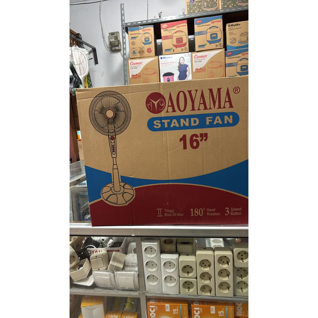 KIPAS BERDIRI AOYAMA 16 INCH AOYAMA