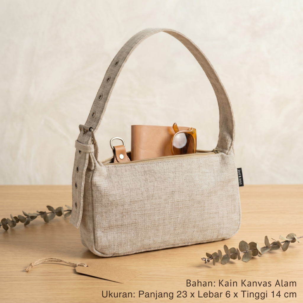 Tas Totebag Handbag Selempang Multifungsi Tas Wanita KAIN KANVAS Minimalis Trendy Adjustable Strap