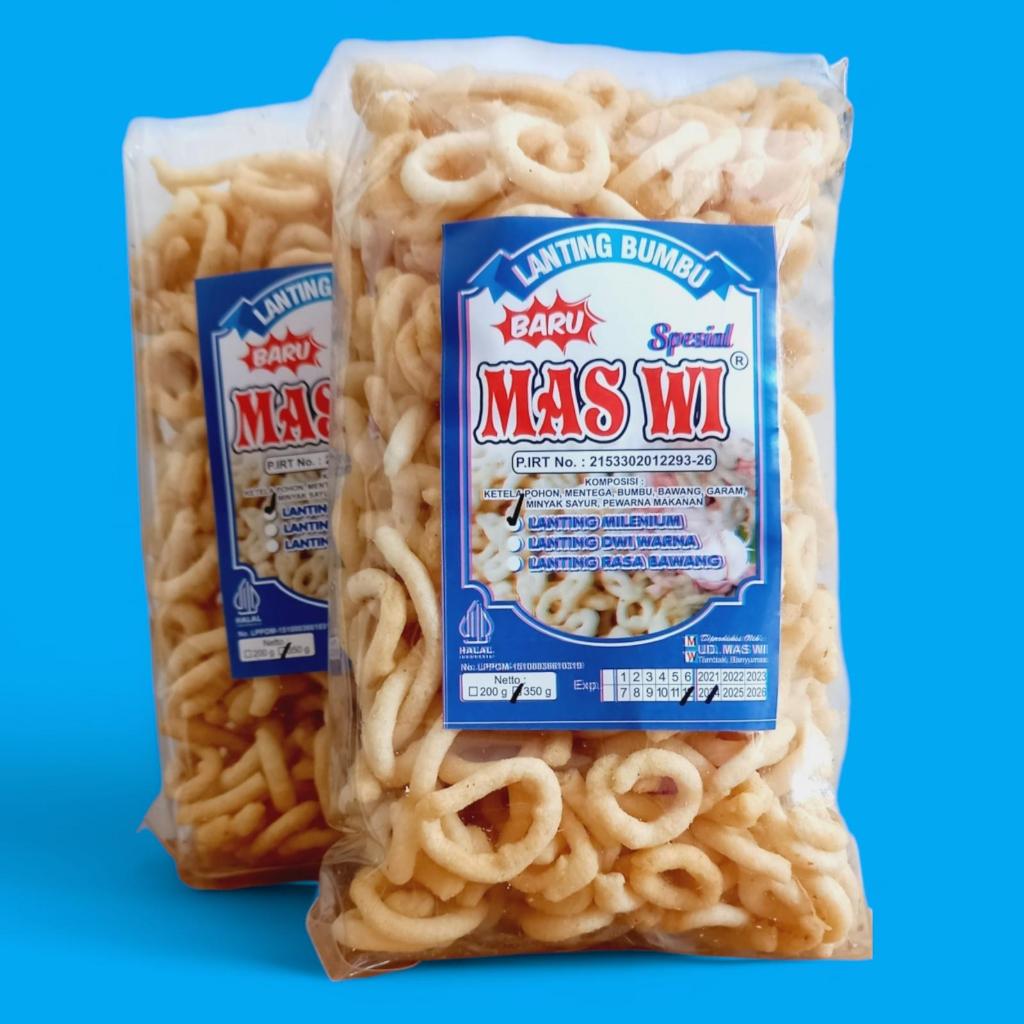 Lanting Klanting Rasa Bawang Khas Daerah Kebumen Oleh Oleh Khas Kebumen - Tanpa