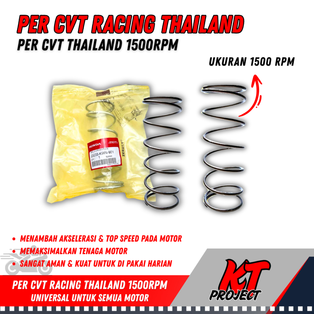 PER CVT PCX THAILAND PER CVT 1500 RPM ORIGINAL THAILAND PNP SEMUA TYPE MOTOR