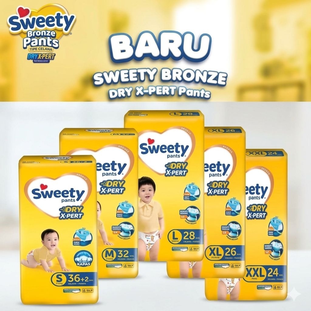 pempres sweety bronze lembut cocok untuk sikecil