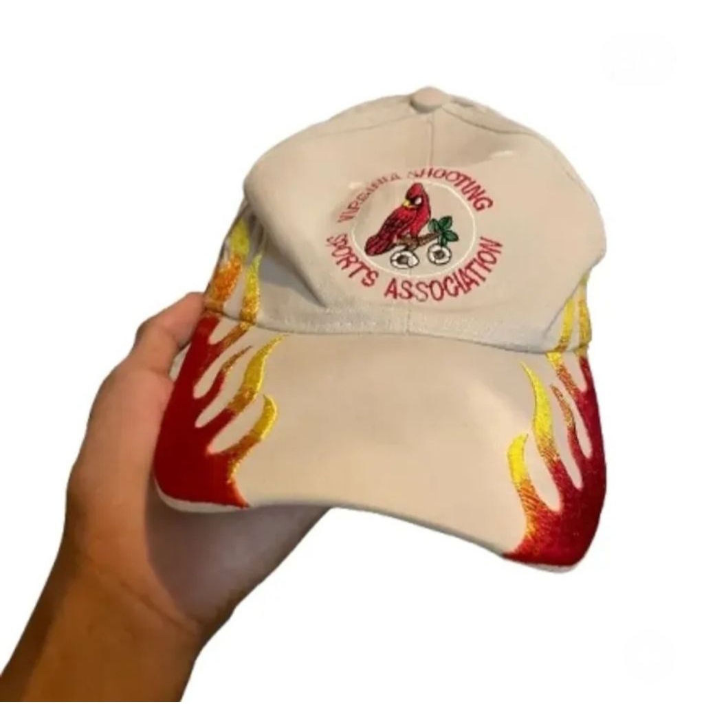 flame white topi