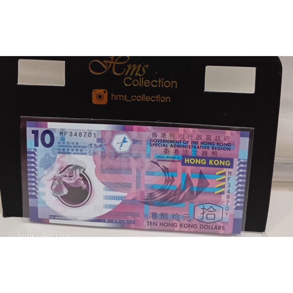 Cina Hongkong 10dollars untuk koleksi numismatik