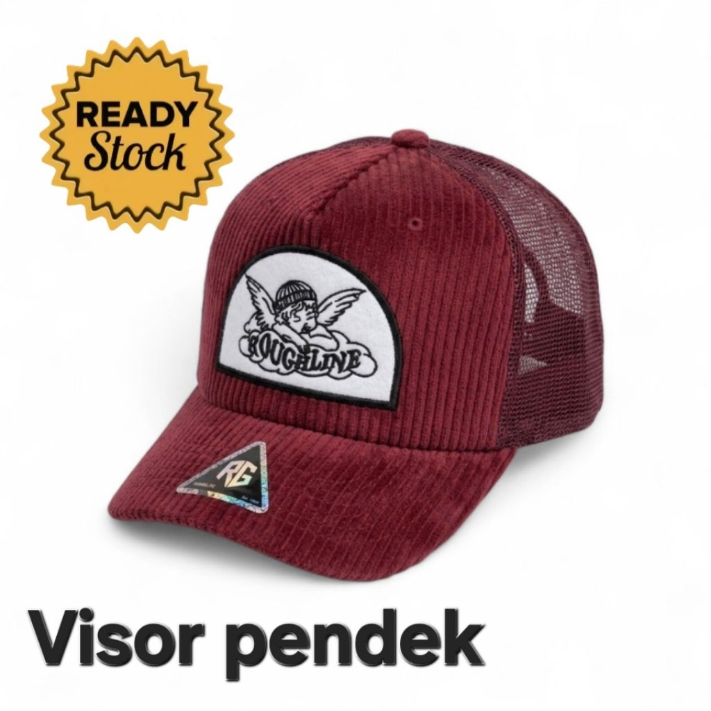 Topi lidah pendek jaring couduray premium