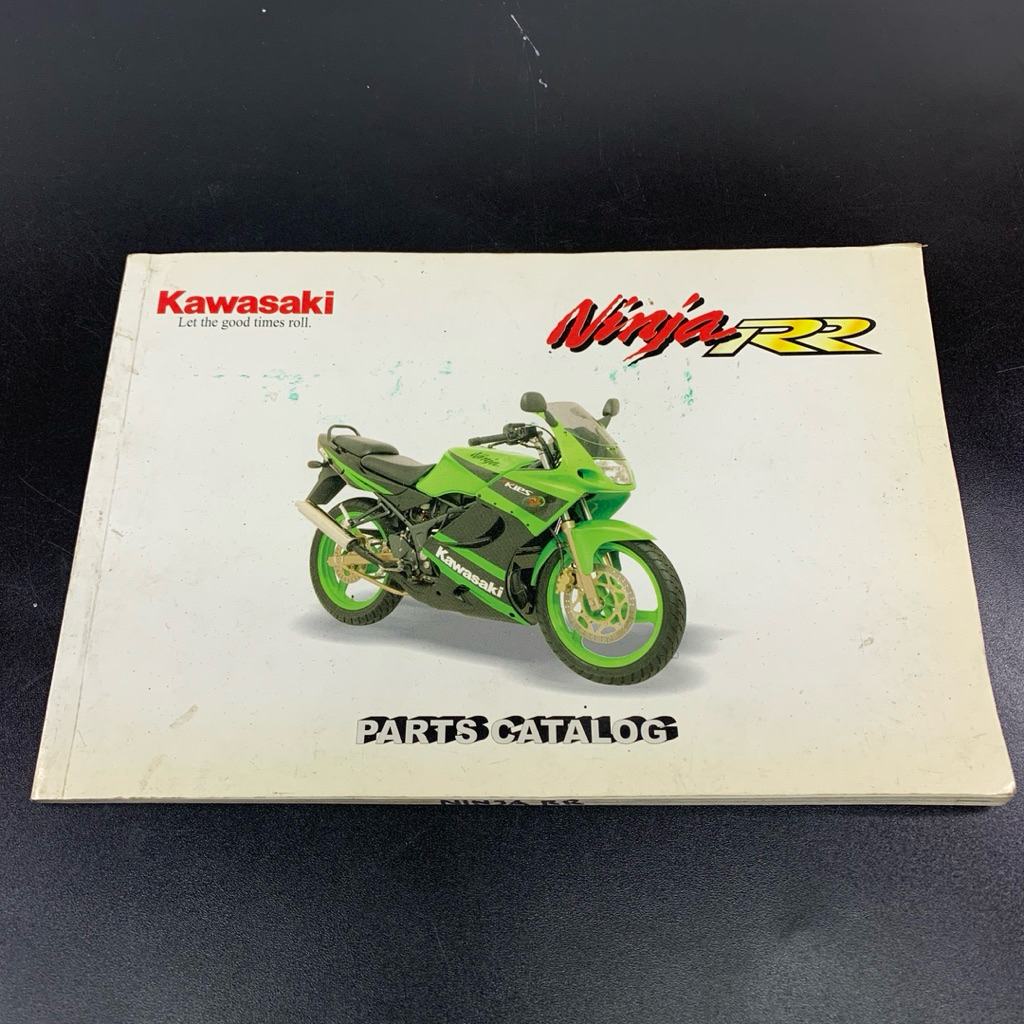 BUKU CATALOG SPAREPART  , Buku  PARTS CATALOG Parts catalogue Parts katalog putih KAWASAKI NINJA Nin