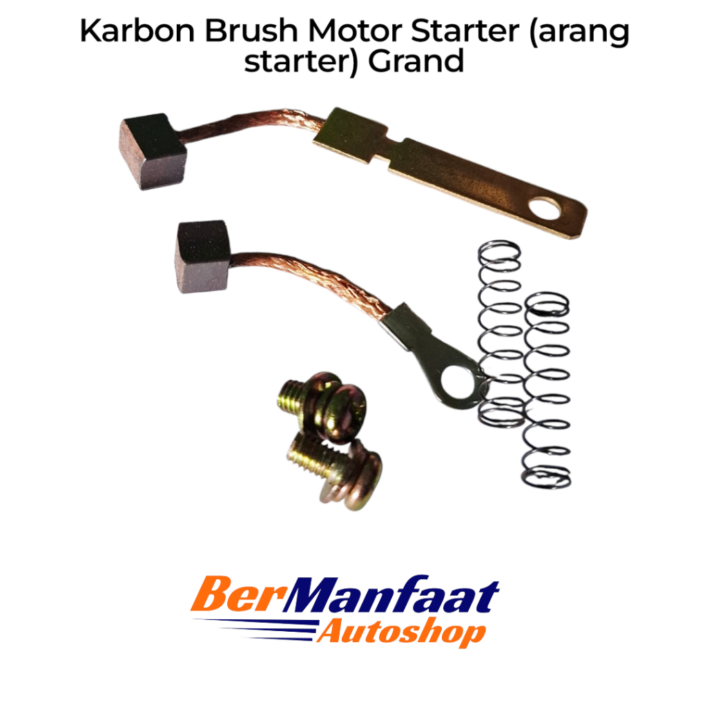 Carbon Brush/Arang Dinamo Starter Motor Grand Supra Legenda Supra Fit New Revo Prima