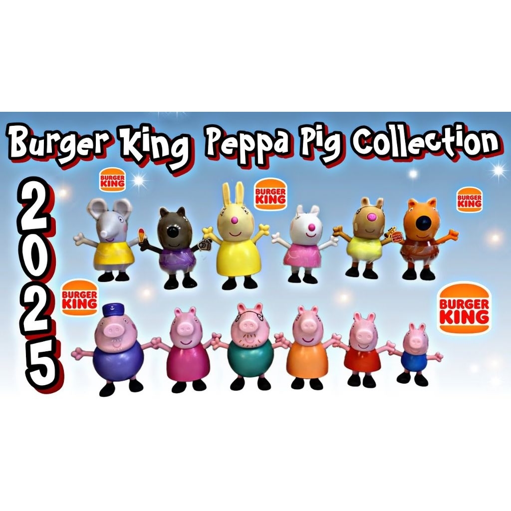 FIGUR BURGER KING TOYS - PEPPA PIG