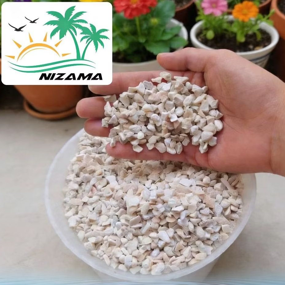 Batu sikat krikil putih 1kg/Batu akik putih/Batu putih/Batu hias pot bunga/Batu sikat putih/Batu kri
