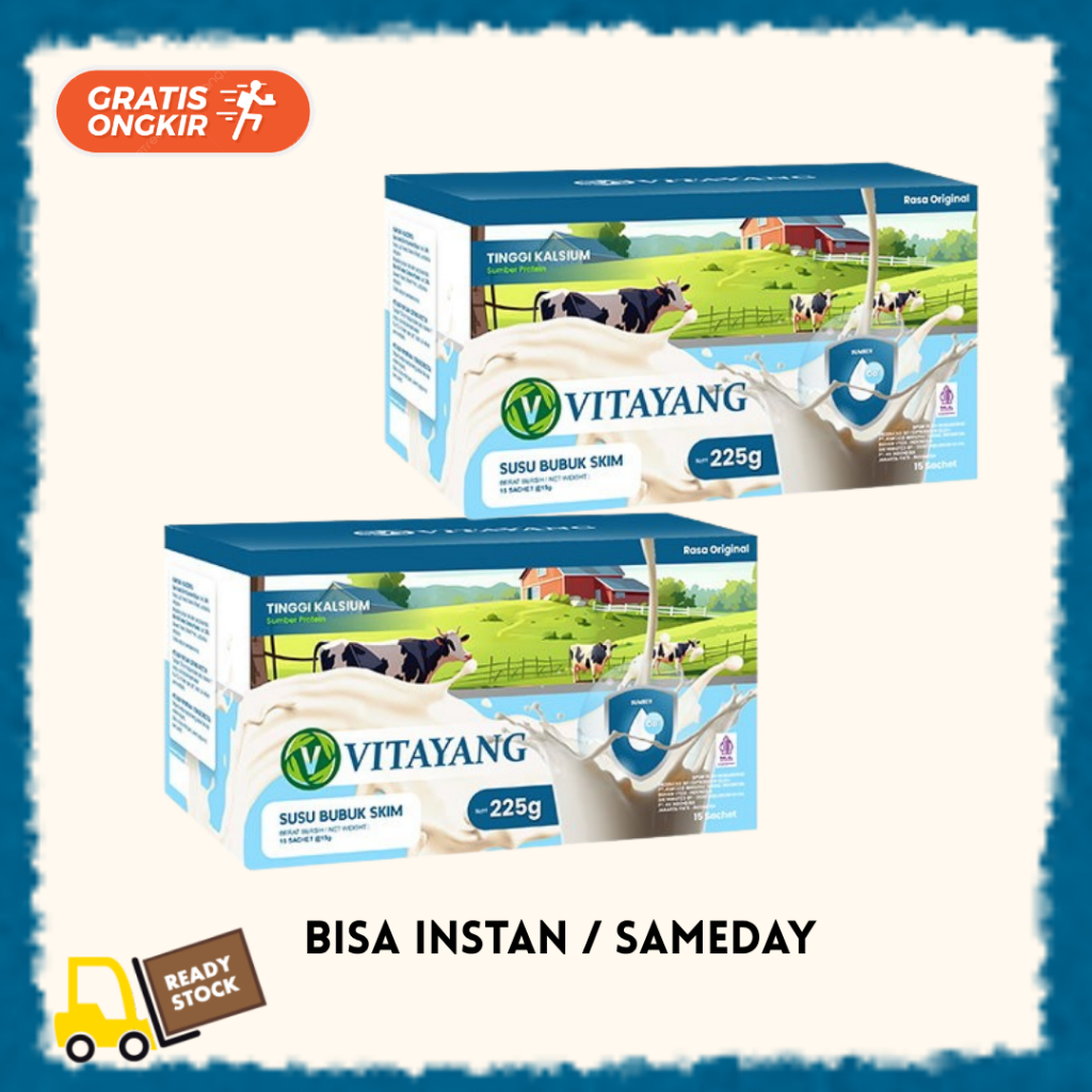 Vitayang colostrum susu skim bubuk original kk indonesia isi 15 sachet