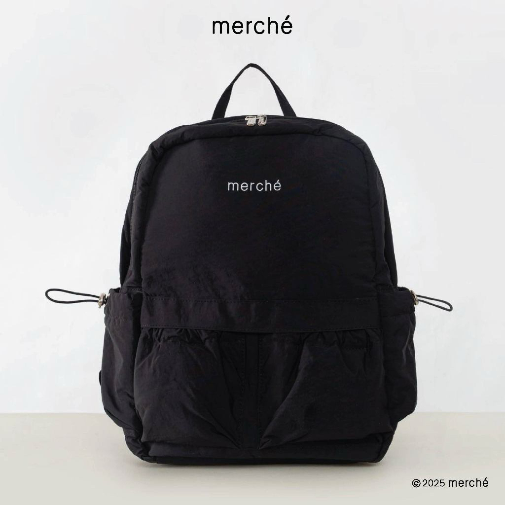 backpack by merche warna black (preloved)
