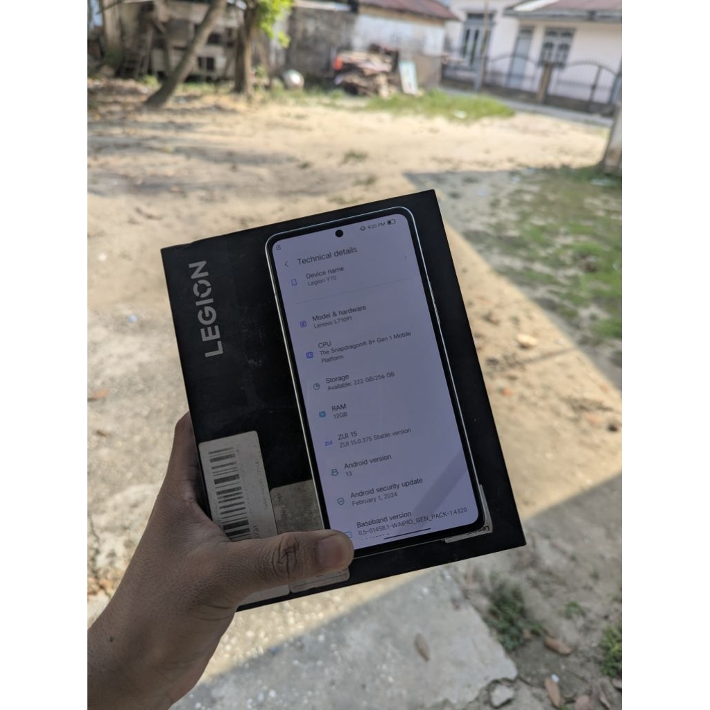 Lenovo Legion Y70 Beacukai 12/256