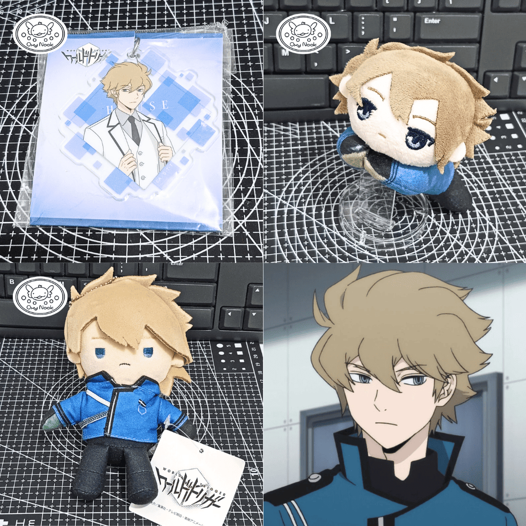 World Trigger Official Merch Plush, Hugchara, Acrylic Keychain & Can Badge Mikumo Squad Hyuse