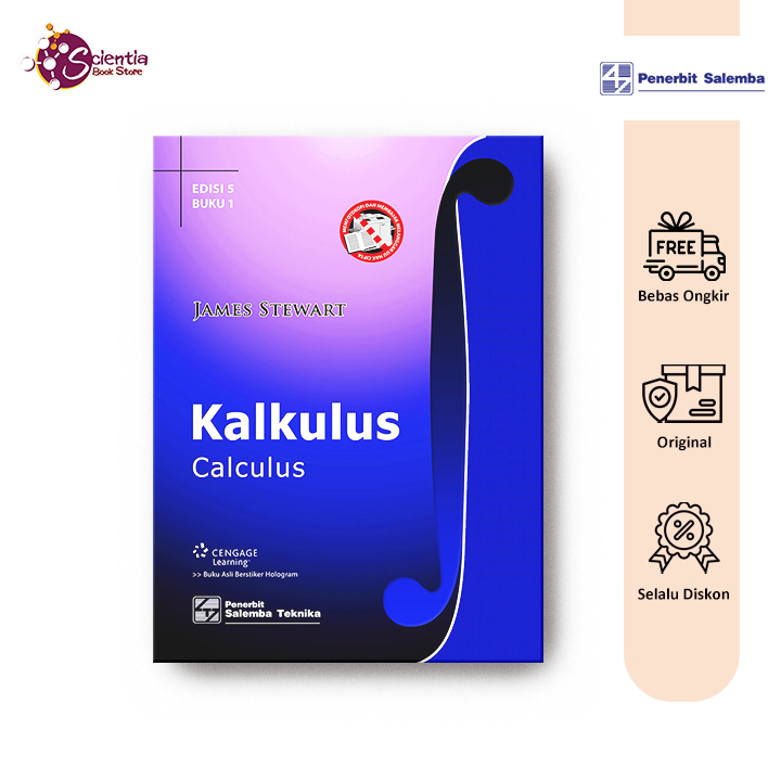 Buku Kalkulus Jilid 1 Edisi 5 James Stewart - Cengage Penerbit Salemba