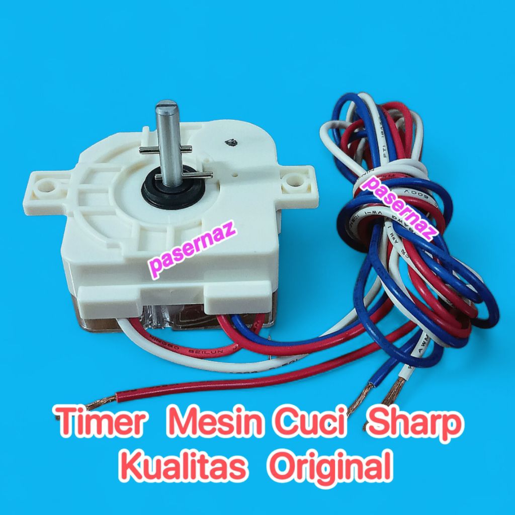 Timer Pencuci SHARP dan POLYTRON | Kualitas Original | 3 Kabel | Wash Timer Mesin Cuci | Timer Mesin