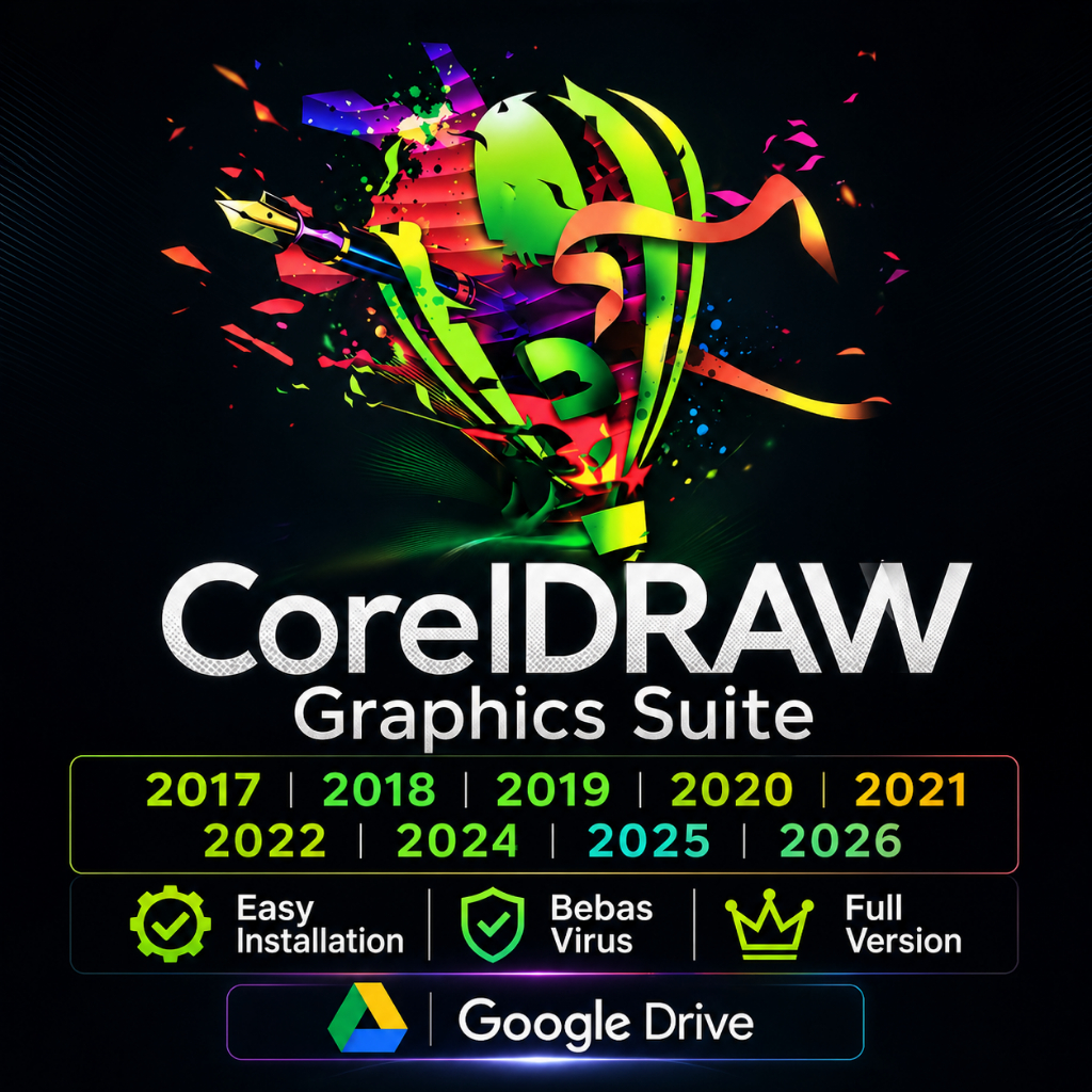 CorelDRAW 2017 2018 2019 2020 2021 2022 2024 2025 2026 - Software Full Version