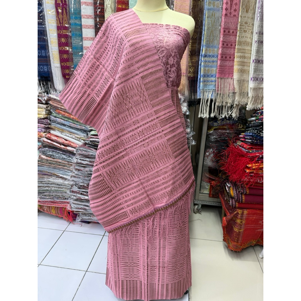 SONGKET TARUTUNG MOTIF TUMTUMAN RAGIHIDUP BENANG 100