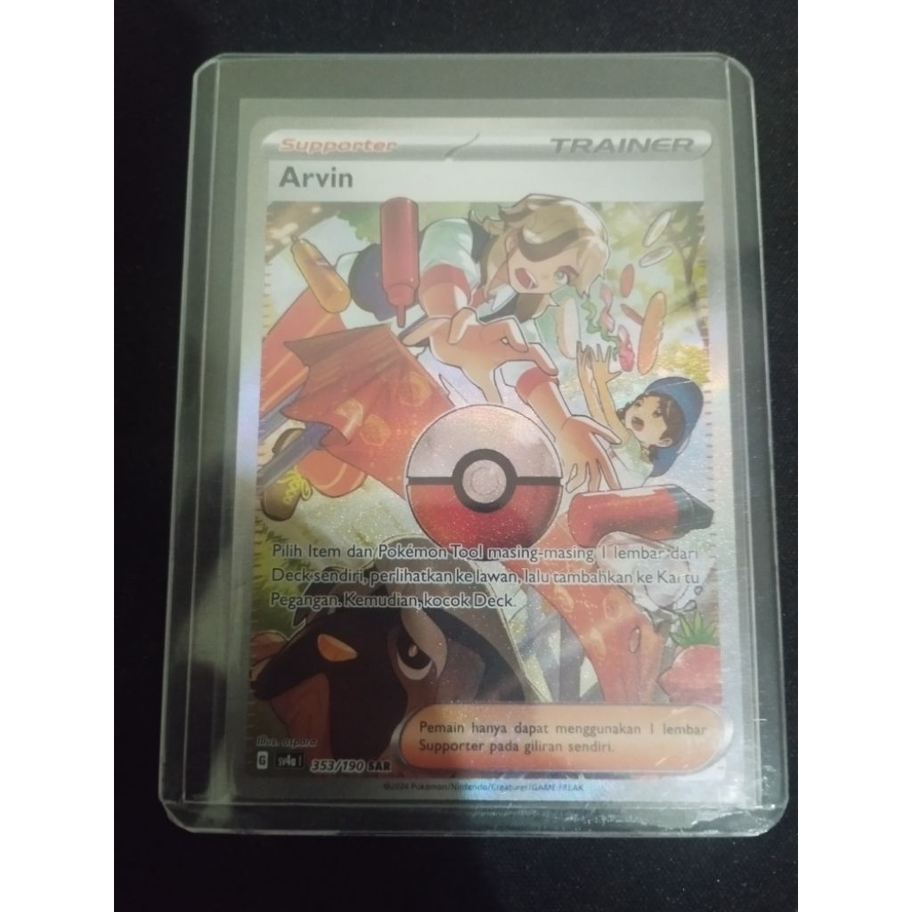 Arvin sar kartu pokemon indonesia