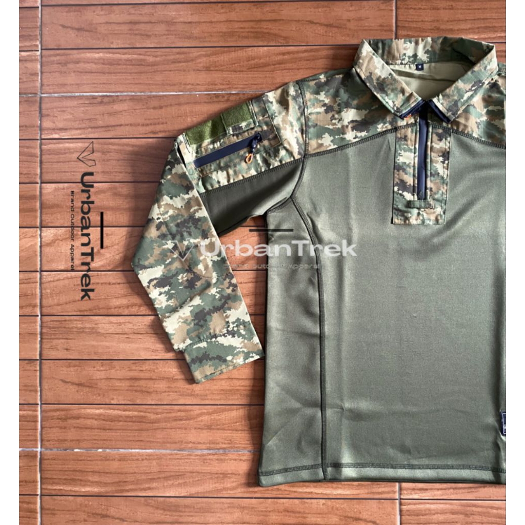 Baju Tactical Combat  Shirt Phoenix Sage/ bahan Ribstop SR Kombinasi Scuba Premium/ baju BDU / Origi