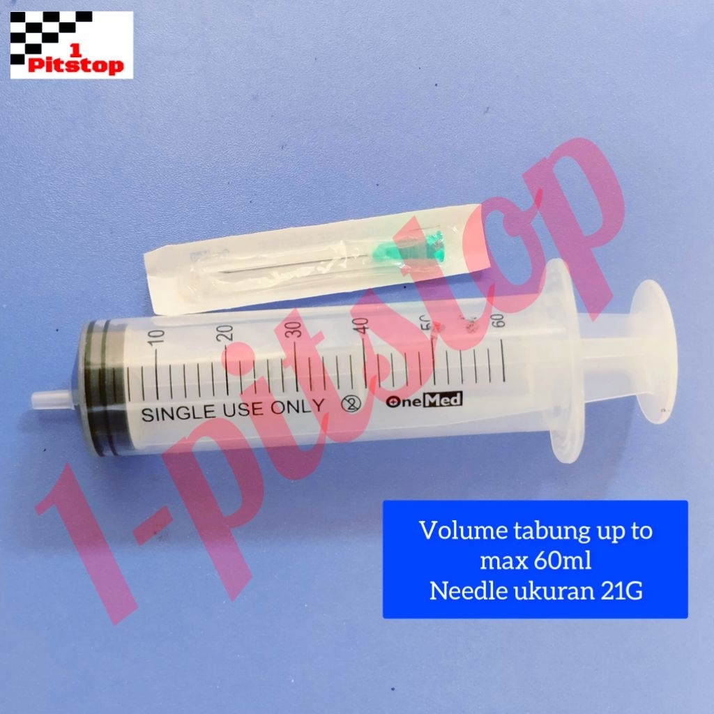 sifon untuk memindahkan lubricant tabung vacum 60ml