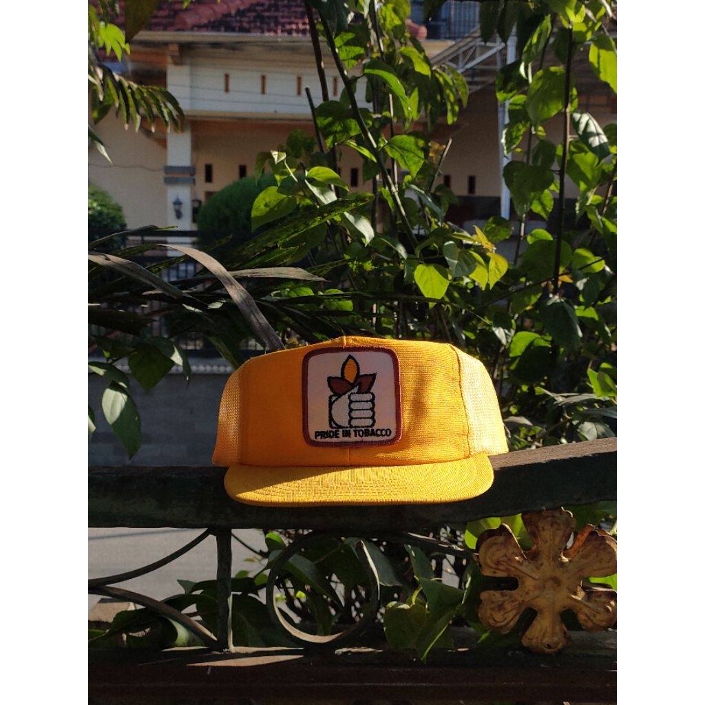 TOPI TRUCKER VINTAGE USA PATCH