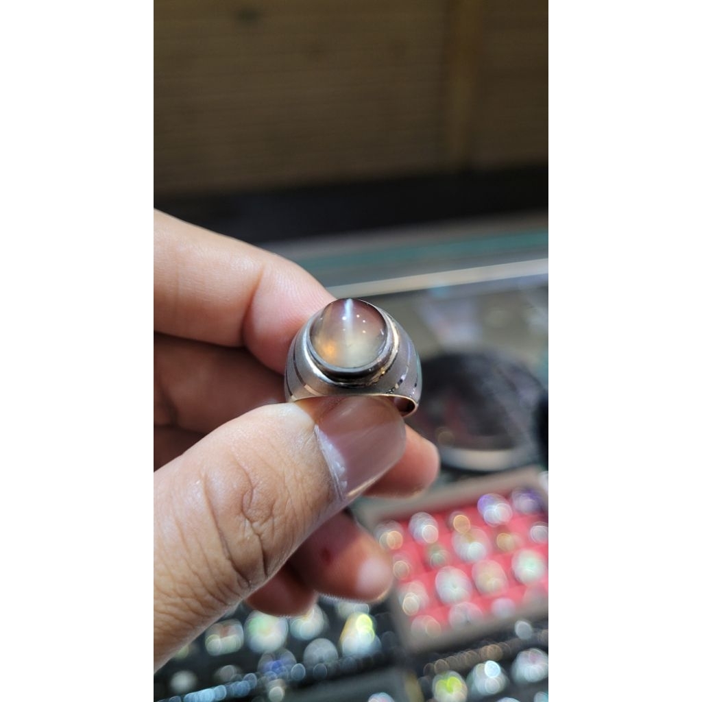 Natural Cat eye Quartz Smoky