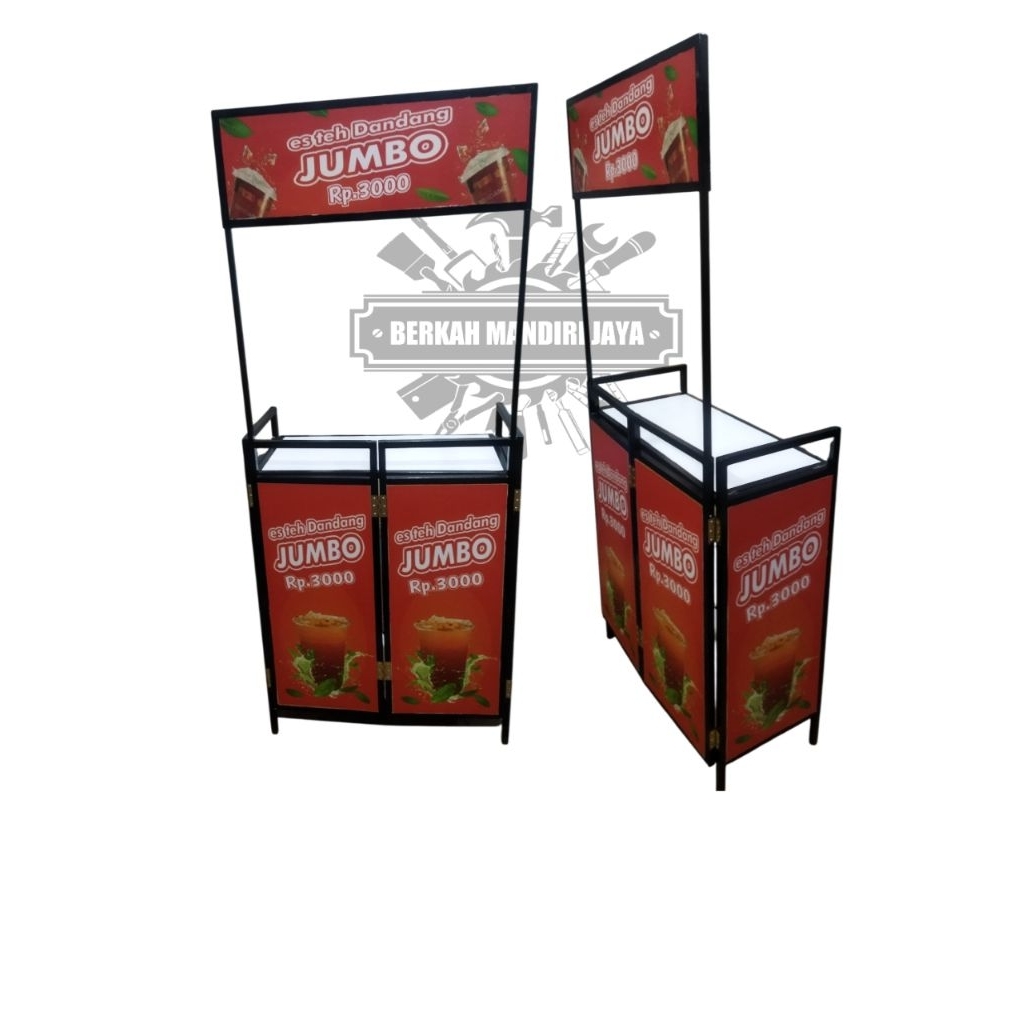 rombong lipat | booth portable 80x40