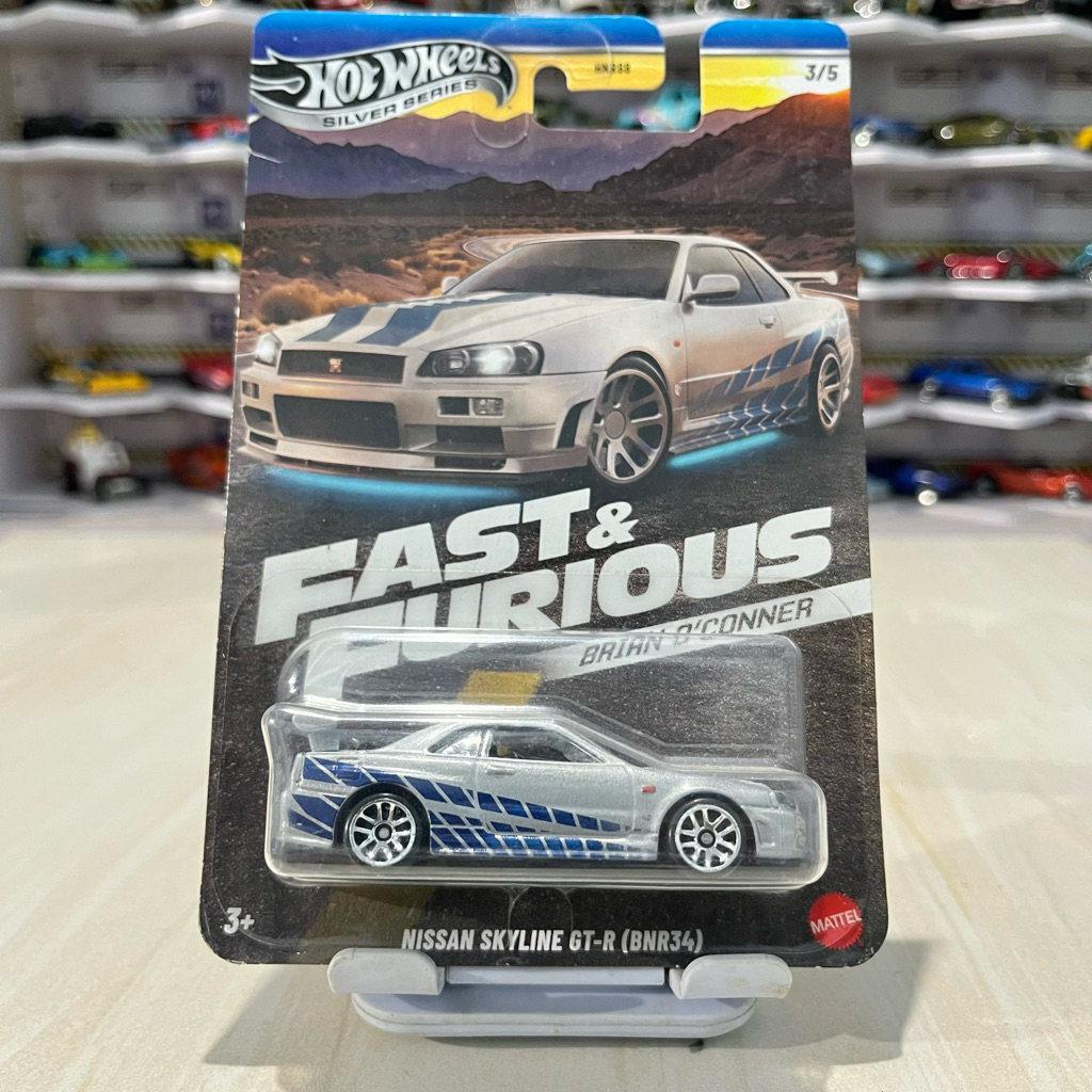 Hotwheels Nissan GTR R34