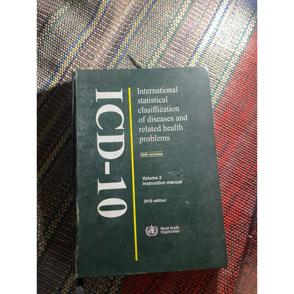 (preloved) Buku ICD-10 Volume 2 edisi 2016