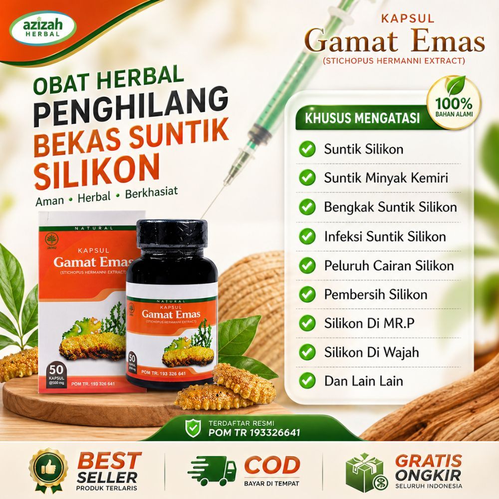 Obat Penis Bengkak Suntik Silikon Cairan Minyak Kemiri Infeksi Membengkak Kapsul Gamat Emas