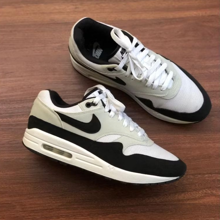 Sepatu Nike Air Max 1 'White/Black' Original