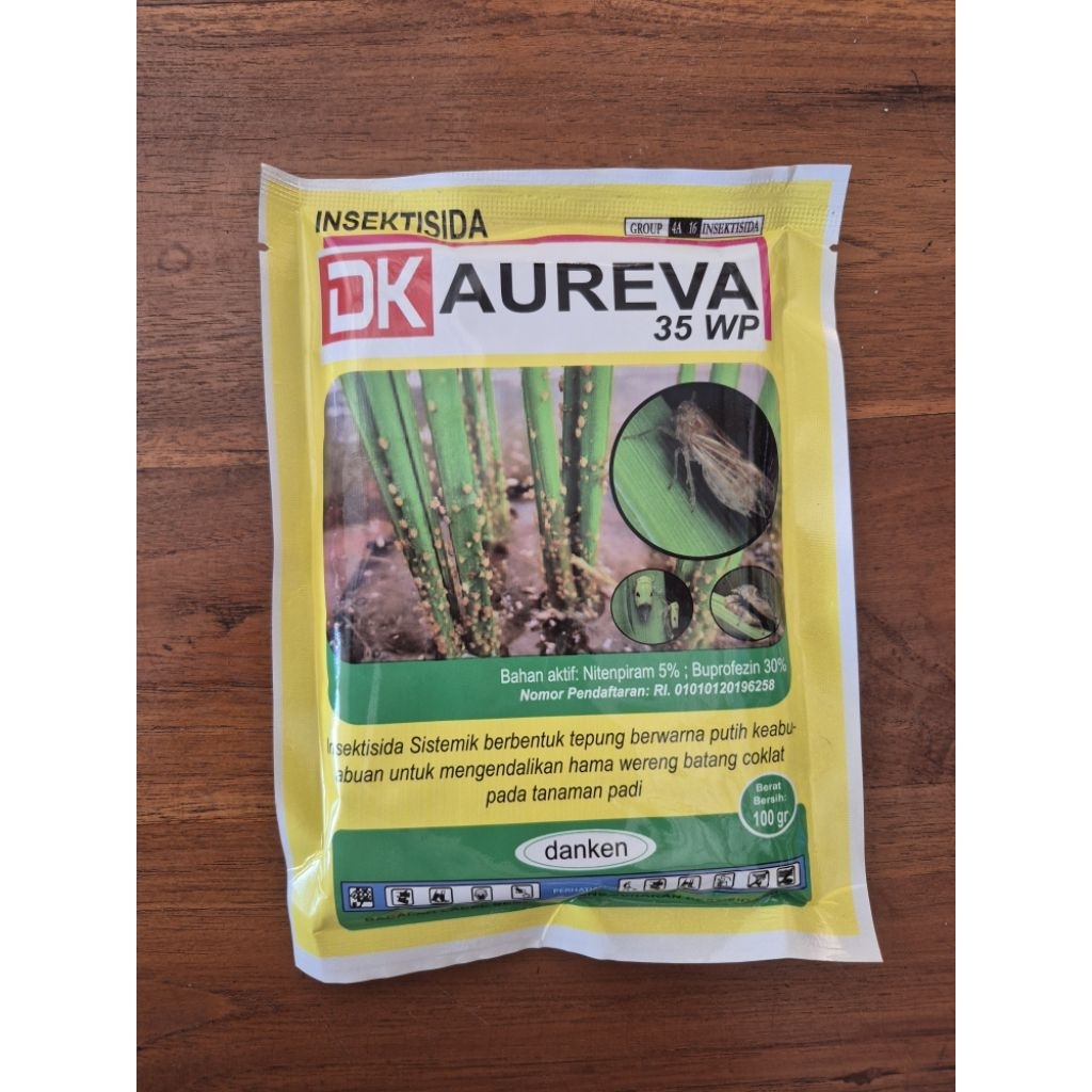 Insektisida DK AUREVA 35 WP - Teknologi Double Action Basmi Wereng Batang Coklat Tuntas